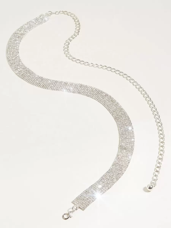 Crystal Glam Waist Belt