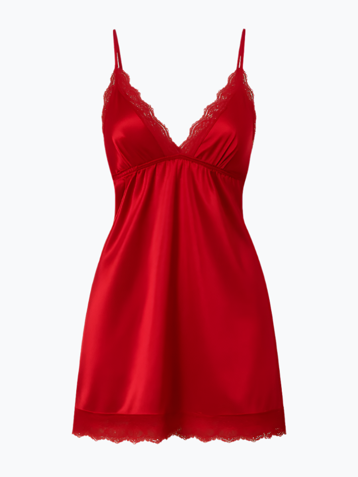 Scarlet Desire Satin Slip