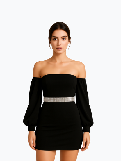 Crystal Glam Waist Belt