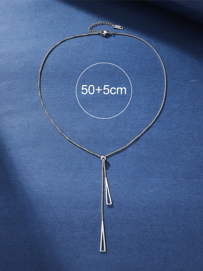 Minimalist Drop Pendant Necklace