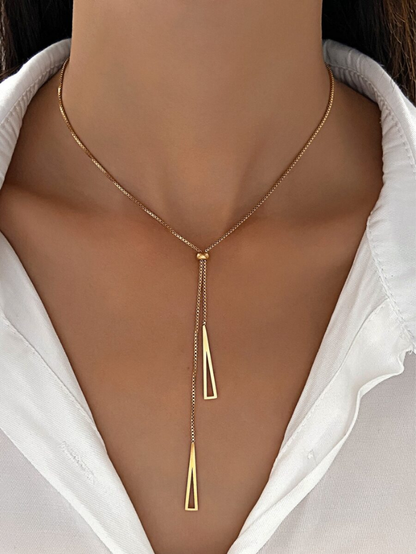Minimalist Drop Pendant Necklace