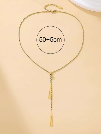 Minimalist Drop Pendant Necklace