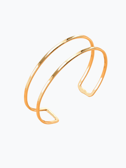 Sleek Open Cuff Bracelet