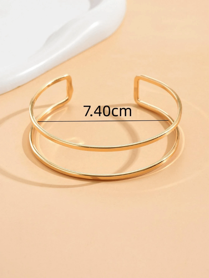 Sleek Open Cuff Bracelet