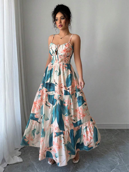 Alma Leaf Dress