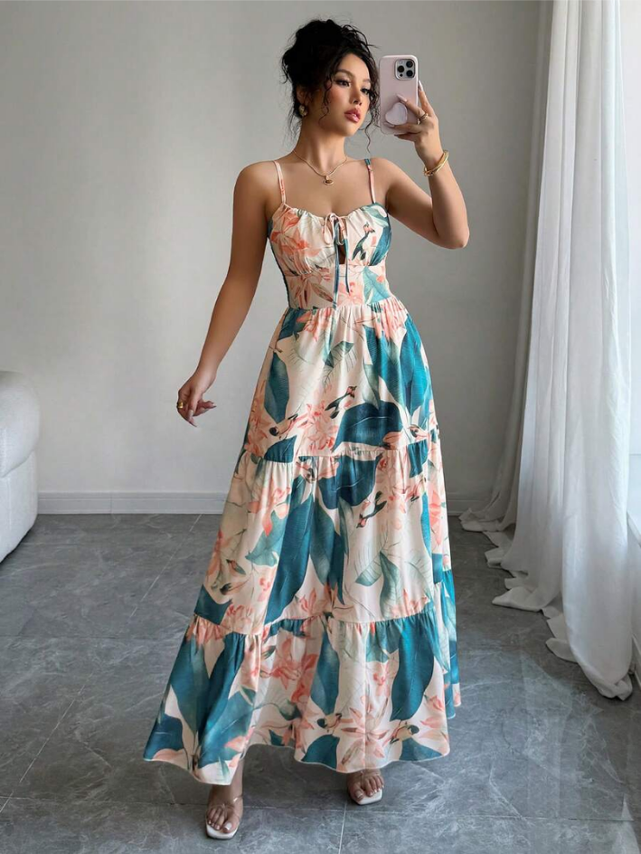 Alma Leaf Dress