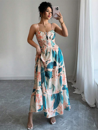 Alma Leaf Dress