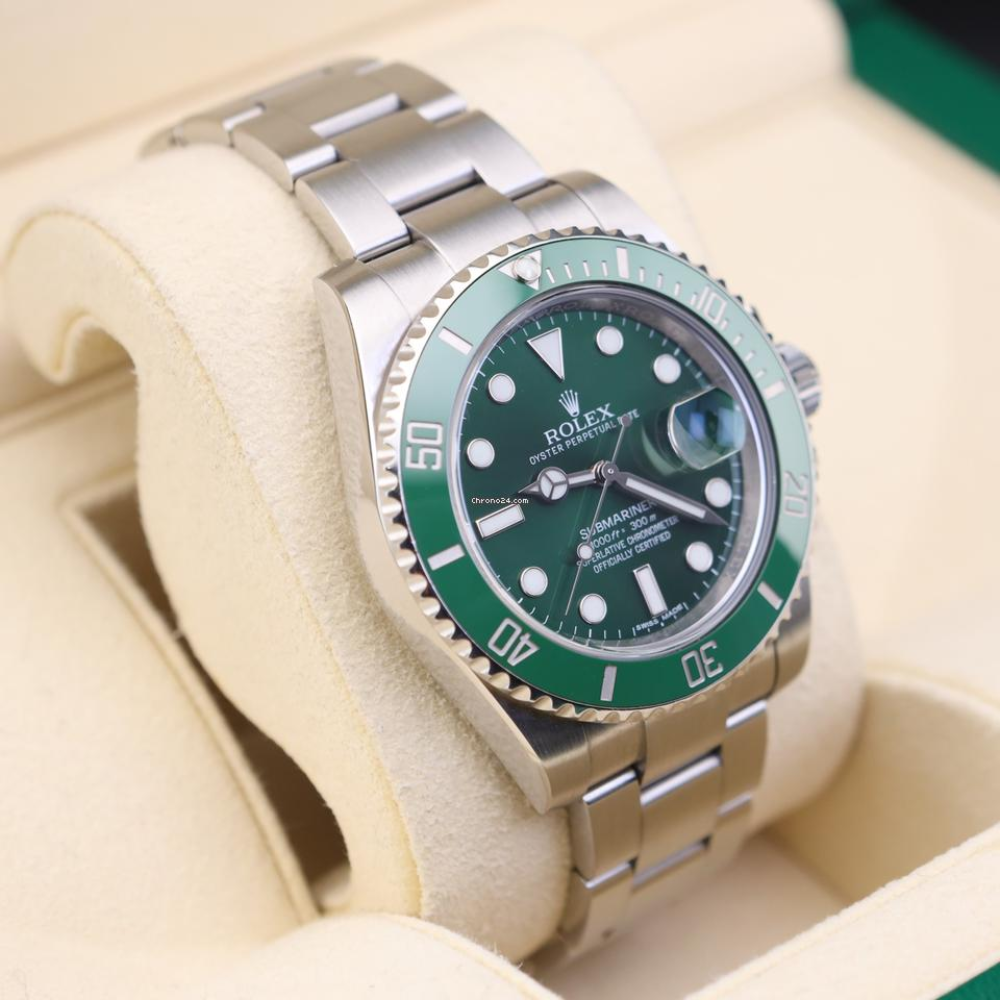 Submariner  Ro. Green 116610lv 40mm Steel